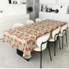 OLELy Christmas Rectangular Disposable Tablecloth Cartoon Christmas Tabletop Decoration Tablecloth Two Tablecloths view 3