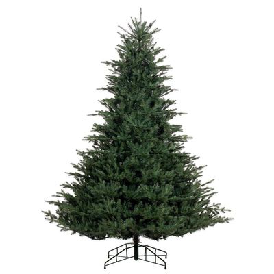 Vickerman 6.5' x 60" Bellevue Fraser Fir Artificial Unlit Christmas Tree with Folding Metal Tree Stand