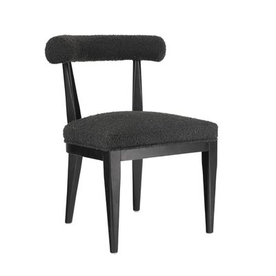 Tov Furniture Palla Black Performance Boucle Dining Chair