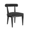 Tov Furniture Palla Black Performance Boucle Dining Chair view 1