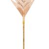 Vickerman 28" Artificial Light Brown Designer Sword Palm Stem 3/Bag. Features a Paper Based Palm. view 3
