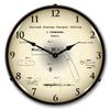 1874 Straight Razor Patent Backlit LED Lighted Clock view 1
