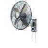 Topjia Metal Retro Wall Fan,3 Speed Mechanical/Remote Control Wall-mounted Fan,Left and right oscillating head wall mounted fan for Industrial,Commercial,Residential (16 inch, Bronze manual) view 1