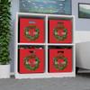 Believe Christmas Felt Storage Box, Christmas Storage Gift Box, Holiday Decor Storage, Holiday Season Box, Red Christmas Box view 3