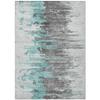 Addison Rugs Chantille ACN704 Teal 8' x 10' Indoor Outdoor Area Rug, Easy Clean, Machine Washable, Non Shedding, Bedroom, Entry, Living Room, Dining Room, Kitchen, Patio Rug view 1