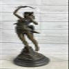 Art Deco Diana The Huntress Signed Bronze Statue Figurine HOT CAST Girl Figure Gift Home Deal by Finery Bronze view 3