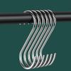 AMZFULY 20Pcs S Hooks for Hanging,3.5 inch S Shaped Hooks for Kitchenware Pots Work Shop Utensils Clothes Bags Bathroom Towels Garden Plants view 1