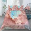 REALIN Blue Pink Marble Duvet Cover Set Colorful Swirl Marble Bedding Girl Boy Kids Bed Sets 2/3/4PCS Quilt Covers/Sheets/Pillow Shams,Twin/Full/Queen/King (A,Queen-228x228cm-3PCS) view 2