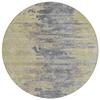 Addison Rugs Chantille ACN704 Pewter 8' x 8' Indoor Outdoor Round Area Rug, Easy Clean, Machine Washable, Non Shedding, Bedroom, Entry, Living Room, Dining Room, Kitchen, Patio Rug view 1
