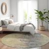 Addison Rugs Chantille ACN704 Pewter 8' x 8' Indoor Outdoor Round Area Rug, Easy Clean, Machine Washable, Non Shedding, Bedroom, Entry, Living Room, Dining Room, Kitchen, Patio Rug view 2