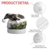 KoNsev Christmas Hat,Adult Santa Hat,Xmas Holiday Funny Hats for Adults Party Costume Supplies,Opossum In Snow Print view 4