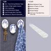 Indian Shelf 3 Hooks 6 Strips Decorative Adhesive Hooks for Walls No Damage- Sticky Shower Loofah Holder - Adhesive Bathroom Hooks for Towels- Robe Hook- Sticky Kitchen Hook view 3