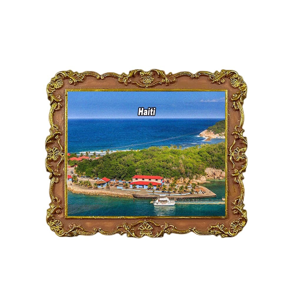 Haiti Refrigerator Magnet 3D Travel Souvenir Fridge Decoration Magnetic Sticker Craft Collection
