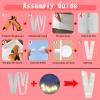 2FT Marquee Letters, Large Light Up Letter V for Birthday Party Decor view 3