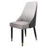 Country Dining Chair Farmhouse Faux Leather Chair with High Curved Back and Solid Wood Legs, Lounge Hospitality Chair Side Chair for Kitchen/Bedroom/Dining Room view 1