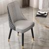 Country Dining Chair Farmhouse Faux Leather Chair with High Curved Back and Solid Wood Legs, Lounge Hospitality Chair Side Chair for Kitchen/Bedroom/Dining Room view 2