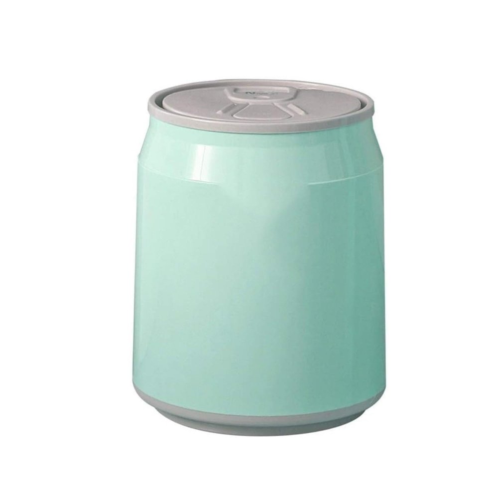 ALLC Kitchen Trash Can Creative Push Trash Can Car Home Bathroom with Lid Coke Can Can Cans Sealed Trash Can Waste Paper Basket Recycling Bin Garbage Can for Bedroom Office Living Room