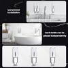 EHORIA 3-in-1 Quadrate Dispensers for The Shower,Shower soap Dispenser,Conditioner Dispenser, Shampoo Dispenser,No Drilled Wall Mounted Distributor,Hotel,Bathroom,Home view 4