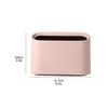Kitchen Trash Can Desktop Trash Can Office Small Trash Can Household Trash Can Vehicle Oval Inclined Mouth Trash Can Wastebasket Garbage Can for Bedroom Office Living Room ( Color : Green , Size : 8.5 view 2