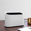 Kitchen Trash Can Desktop Trash Can Office Small Trash Can Household Trash Can Vehicle Oval Inclined Mouth Trash Can Wastebasket Garbage Can for Bedroom Office Living Room ( Color : Green , Size : 8.5 view 4