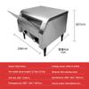 Conveyor Toaster 150/300/450 slices per hour Toasting Machine Chain Toaster 7-Gear Professional Temperature Control Toaster Oven for Hotel Restaurant Cafe,Silver-150 view 2