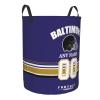 Baltimore Laundry Hamper, Personalized Football Style Laundry Basket, Custom Name and Number Collapsible Storage Basket with Handle Gift for Bedroom Bathroom view 2