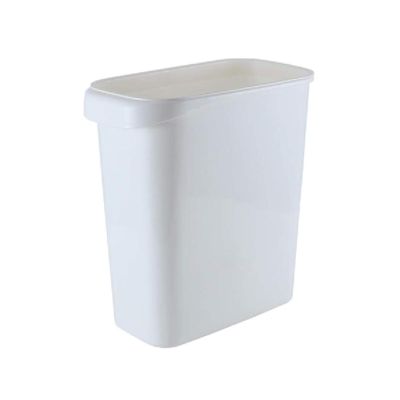 ALLC Kitchen Trash Can Kitchen Gap Trash Can Without Cover Pressure Ring Rectangular Paper Basket Garbage Recycling Box Light Trash Can Garbage Can for Bedroom Office Living Room