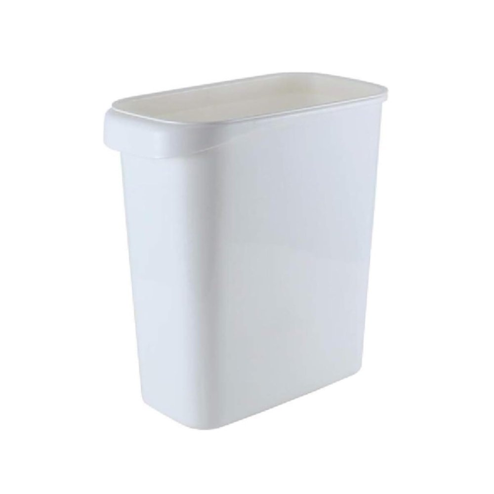 ALLC Kitchen Trash Can Kitchen Gap Trash Can Without Cover Pressure Ring Rectangular Paper Basket Garbage Recycling Box Light Trash Can Garbage Can for Bedroom Office Living Room