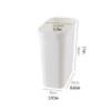 ALLC Kitchen Trash Can Kitchen Gap Trash Can Without Cover Pressure Ring Rectangular Paper Basket Garbage Recycling Box Light Trash Can Garbage Can for Bedroom Office Living Room view 2