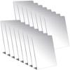 Amyhill 16 Pcs Counter Top Mirror Freestanding Table Desk Mirror Self Portrait Single Sided Acrylic Glass for Tabletop Desk Counter Bedroom Office Bathroom Home Dorm (9 x 10 Inch) view 1