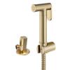 Bidet Sprayer for Toilet, Handheld Cloth Diaper Sprayer, Bathroom Jet Sprayer Kit Spray Attachment with Hose and Shower Angle Valve,Titanium Gold (Color : Brushed Gold) view 1