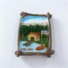 3D Finland Fridge Magnet Travel Souvenir Refrigerator Decoration Magnetic Sticker Hand Painted Craft view 3