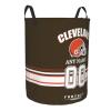 Cleveland Laundry Hamper, Personalized Football Style Laundry Basket, Custom Name and Number Collapsible Storage Basket with Handle Gift for Bedroom Bathroom view 2