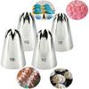 Pastry Nozzle 1/ 4pcs Piping Set Stainless Steel Pastry Tips For Decorating Cake Baking Cookie Cake Cookies Piping Nozzle view 2