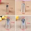 Pastry Nozzle 1/ 4pcs Piping Set Stainless Steel Pastry Tips For Decorating Cake Baking Cookie Cake Cookies Piping Nozzle view 4