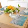 Ambesonne Rustic Place Mats Set of 8, Wood Panels Background Digital Tones Effect Country House Art Image, Washable Fabric Placemats for Dining Table, Placemat 8 pcs, Teal Grey view 4