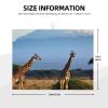 Giraffe Kilimanjaro Mount Dish Drying Mat Large 18"x 24" Dishes Drainer Mats for Kitchen Counter Super Absorbent Quick Drying Coffee Mat Dish Rack Pad,Rack Tableware Mat view 2