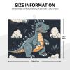 Funny dragon Dish Drying Mat Large 18"x 24" Dishes Drainer Mats for Kitchen Counter Super Absorbent Quick Drying Coffee Mat Dish Rack Pad,Rack Tableware Mat view 2
