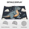 Funny dragon Dish Drying Mat Large 18"x 24" Dishes Drainer Mats for Kitchen Counter Super Absorbent Quick Drying Coffee Mat Dish Rack Pad,Rack Tableware Mat view 3
