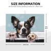 Funny Dog Having a Bath Dish Drying Mat Large 18"x 24" Dishes Drainer Mats for Kitchen Counter Super Absorbent Quick Drying Coffee Mat Dish Rack Pad,Rack Tableware Mat view 2
