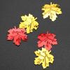 100g 0.8in Maple Leaf Confetti Thanksgiving Glitter Maple Leaf Paillettes Autumn Party Glitter Sequin Table Decorations for Thanksgiving Day for Gift to Home Decor view 3