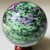 AtkitS Beautiful Natural red Green Treasure Hand-Polished Ball view 3