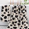 Talent Star Cartoon Cute Cow Print Bath Towels, Strong Water Absorbent Quick Dry Animal Cow Bath Towel Bathroom Towel for Men, Women, Travel, Swim Bath Towel view 3