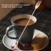 Bar Spoon Stainless Steel Mixing Spoon Cocktail Spoon Spiral Pattern Bar Cocktail Shaker Spoon with Long Handle Bar Mixing Spoon Beverage Coffee Mixing Layering Tool (Rose) view 2