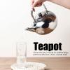 Tea Pot with Infuser, Metal Tea Pot with Removable Infuser Stainless Steel Tea Kettle Coffee Pot Coffee Kettle Coffee Server Table Serving Pot for Home, Restaurant(1L) view 2