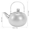Tea Pot with Infuser, Metal Tea Pot with Removable Infuser Stainless Steel Tea Kettle Coffee Pot Coffee Kettle Coffee Server Table Serving Pot for Home, Restaurant(1L) view 3