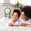 Colvay 3 Inch Gel Memory Foam Mattress Topper Queen Size for Back Pain, Cooling Mattress Pad Bed Topper with Removable and Washable Bamboo Cover, CertiPUR-US & Oeko-Tex Certified  White view 2