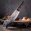 Meat Cleaver Knife, Hand-forged stainless steel butcher knife cleaver cooking knife kitchen chopper knife outdoor camping knife view 1