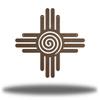 Riverside Designs Zia Sun Metal Wall Art Steel Outdoor Decor (Rust, 18" L x 18" W) view 1