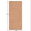 2.6x6 Runner Area Rug Kilim Rug Handmade Boho Rug Moroccan Rug Orange Red Cotton Rug Thick 0.19 inches Easy Washable Rug Flatweave Rugs for Small Bedroom Runner Kitchen Runner Hallway Stair Runner view 3